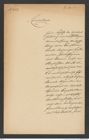 k.k. naturhistorisches Hofmuseum, Intendanzakten 1885-1896 (Hauer), Aktenzahl Z.141/1887, Seite 1
